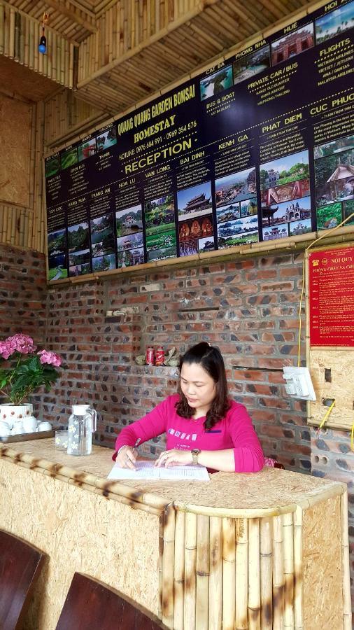 Quang Quang Garden Bonsai Homestay Ninh Binh Exterior foto